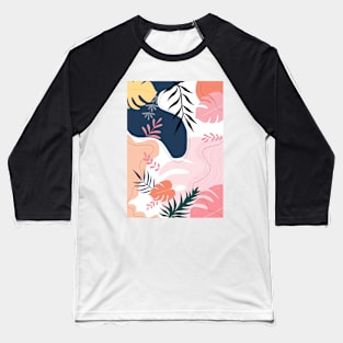 Abstract tropical vector design Baseball T-Shirt